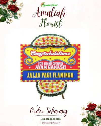 Bunga Papan Congratulation di Ujunggede